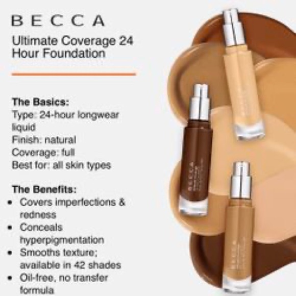 Becca Ultimate Coverage 24 Hour Foundation in Mahagony (1.0FL.OZ / 30ML) - Picture 12 of 12